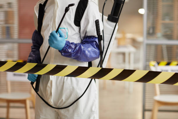 Professional Biohazard Cleanup technician working in Danville, IL